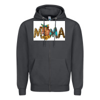 Smoke Western Cow Red Angus Mama Zipper Hoodie - LillyAllenDesigns