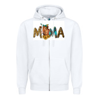 White Western Cow Red Angus Mama Zipper Hoodie - LillyAllenDesigns