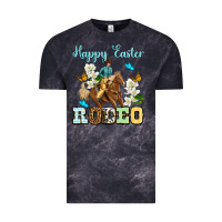 Cloud Black Happy Easter rodeo Vintage Tee - OliviaCreatesArt