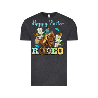 Vintage Black Happy Easter rodeo Vintage Tee - OliviaCreatesArt