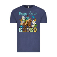 Vintage Denim Happy Easter rodeo Vintage Tee - OliviaCreatesArt