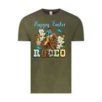 Vintage Olive Happy Easter rodeo Vintage Tee - OliviaCreatesArt