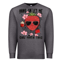 Charcoal Heather hang on let me girl math this Premium Sweatshirt - MaliasSmallBusiness