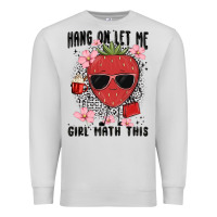 Dove Grey hang on let me girl math this Premium Sweatshirt - MaliasSmallBusiness