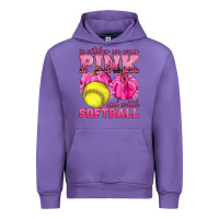 Tulip In October We Wear Pink and Watch Softball Urban Hoodie - texasbilliewilder