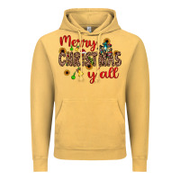 Vintage Mustard merry christmas y'all Vintage Hoodie - JahusDesignShop