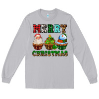 Moon Dust merry christmas with cupcakes Long Sleeve Tee - AdoDesignShop