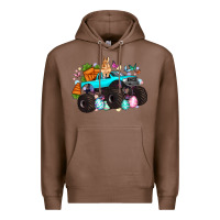 Chestnut monster truck easter Premium Hoodie - Artiststas