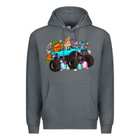 Rock monster truck easter Premium Hoodie - Artiststas
