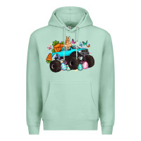 Seafoam monster truck easter Premium Hoodie - Artiststas