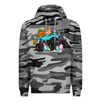 Slate Camo monster truck easter Premium Hoodie - Artiststas