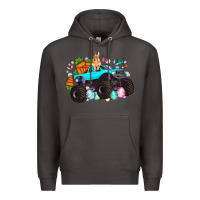 Smoke monster truck easter Premium Hoodie - Artiststas