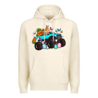 Tofu monster truck easter Premium Hoodie - Artiststas