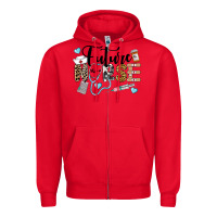 Red Western Future Nurse Zipper Hoodie - LillyAllenDesigns