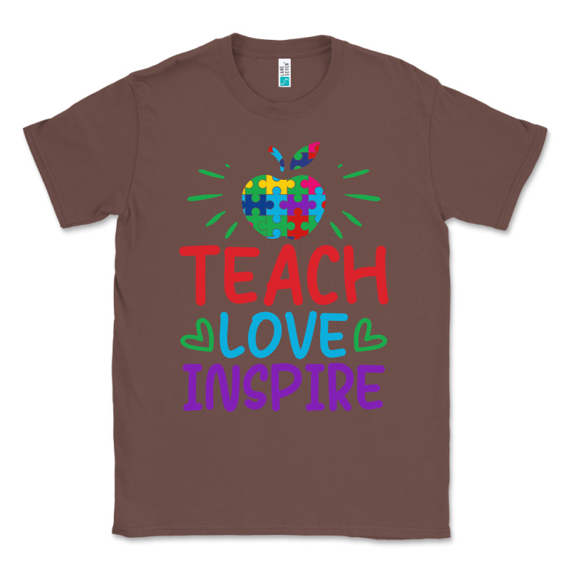 Teach Love Inspire Classic Tee by CowhideDigitalArt | Teevron