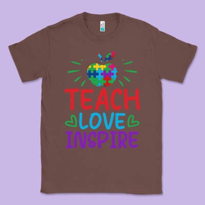 Teach Love Inspire Classic Tee Designed By Cowhidedigitalart