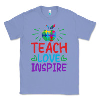 Colony Blue teach love inspire Classic Tee - CowhideDigitalArt