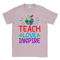 Lilac teach love inspire Classic Tee - CowhideDigitalArt