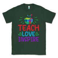 Sports Green teach love inspire Classic Tee - CowhideDigitalArt