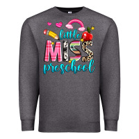 Charcoal Heather little miss preschool Premium Sweatshirt - NancyCooperArtShop