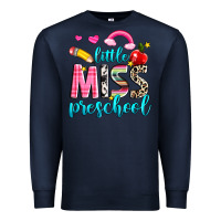 Navy little miss preschool Premium Sweatshirt - NancyCooperArtShop