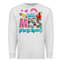 Oatmeal Heather little miss preschool Premium Sweatshirt - NancyCooperArtShop