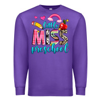 Purple little miss preschool Premium Sweatshirt - NancyCooperArtShop