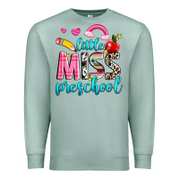 Seafoam little miss preschool Premium Sweatshirt - NancyCooperArtShop
