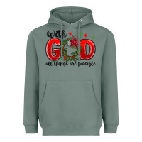 Sage with god all things are possible Heavyweight Hoodie - MaliasSmallBusiness