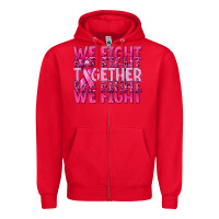 Together We Fight Cancer Zipper Hoodie | Teevron