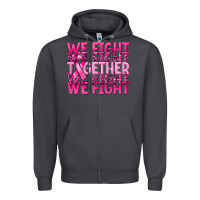 Smoke together we fight cancer Zipper Hoodie - NancyCooperArtShop