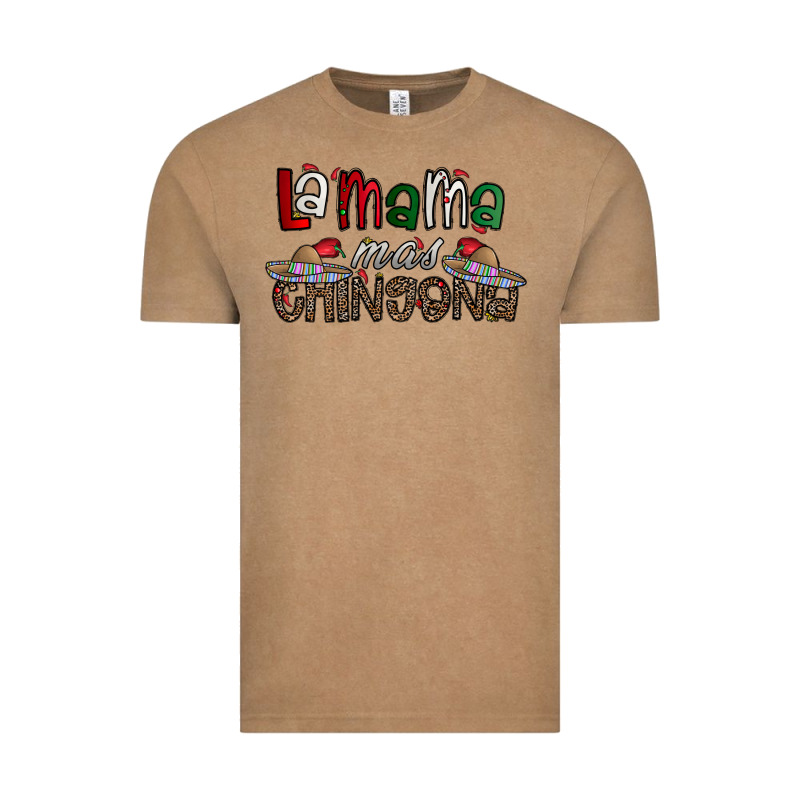 La Mama Mas Chingona Vintage Tee by CowhideDigitalArt | Teevron