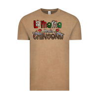 Vintage Coffee la mama mas chingona Vintage Tee - CowhideDigitalArt