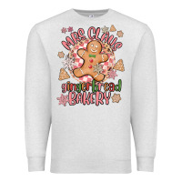 Oatmeal Heather mrs claus gingerbread bakery Premium Sweatshirt - MaliasSmallBusiness