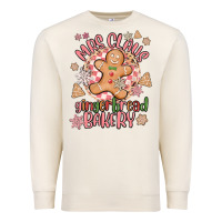 Sandshell mrs claus gingerbread bakery Premium Sweatshirt - MaliasSmallBusiness