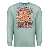Seafoam mrs claus gingerbread bakery Premium Sweatshirt - MaliasSmallBusiness