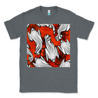 Charcoal Heather flying ghosts seamless pattern Classic Tee - BundleAndBundleShop