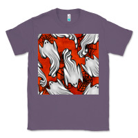 Lavender flying ghosts seamless pattern Classic Tee - BundleAndBundleShop