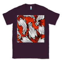 Plum flying ghosts seamless pattern Classic Tee - BundleAndBundleShop