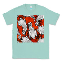 Seafoam flying ghosts seamless pattern Classic Tee - BundleAndBundleShop