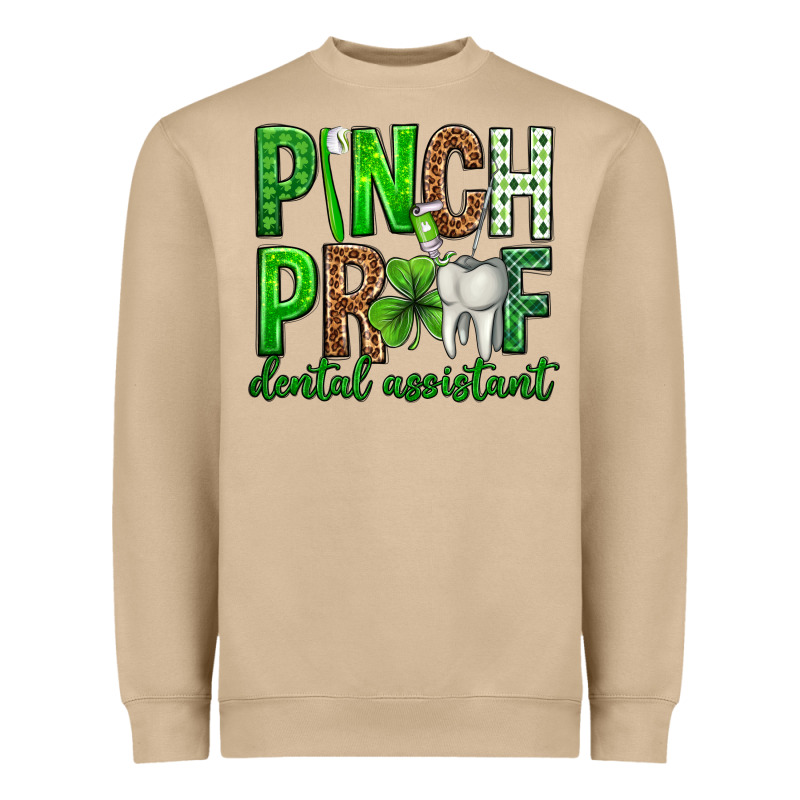 Pinch Proof Dental Assistant St. Patricks Day Heavyweight Sweatshirt by Neo Western | Teevron