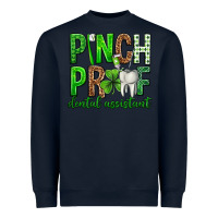 Navy Pinch Proof Dental Assistant St. Patricks Day Heavyweight Sweatshirt - Neo Western