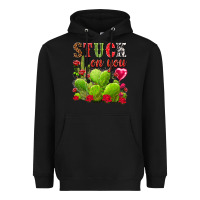 Black stuck on you Heavyweight Hoodie - NancyCooperArtShop