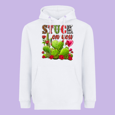Stuck On You Heavyweight Hoodie Designed By Nancycooperartshop