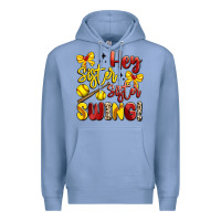 Colony Blue hey sister sister swing softball Premium Hoodie - Artiststas