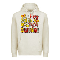 Oatmeal Heather hey sister sister swing softball Premium Hoodie - Artiststas