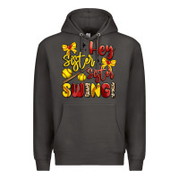 Smoke hey sister sister swing softball Premium Hoodie - Artiststas