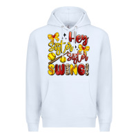 White hey sister sister swing softball Premium Hoodie - Artiststas
