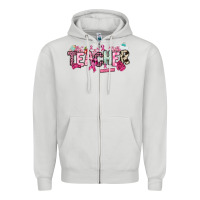 Dove Grey cancer awareness teacher Zipper Hoodie - NancyCooperArtShop