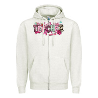 Oatmeal Heather cancer awareness teacher Zipper Hoodie - NancyCooperArtShop